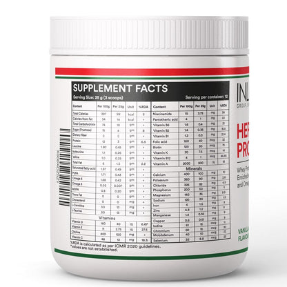 INLIFE Hepstan Liver Care Supplement | Whey Protein Powder with Vitamins Minerals & BCAAs | Nutraceutical for Men and Women â€“ 300g (Vanilla)