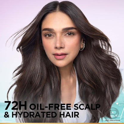 Lâ€™OrÃ©al Paris Hyaluron Pure 72H Purifying Shampoo, For oily scalp & dry hair with salicylic and hyaluronic acid, 800 ml