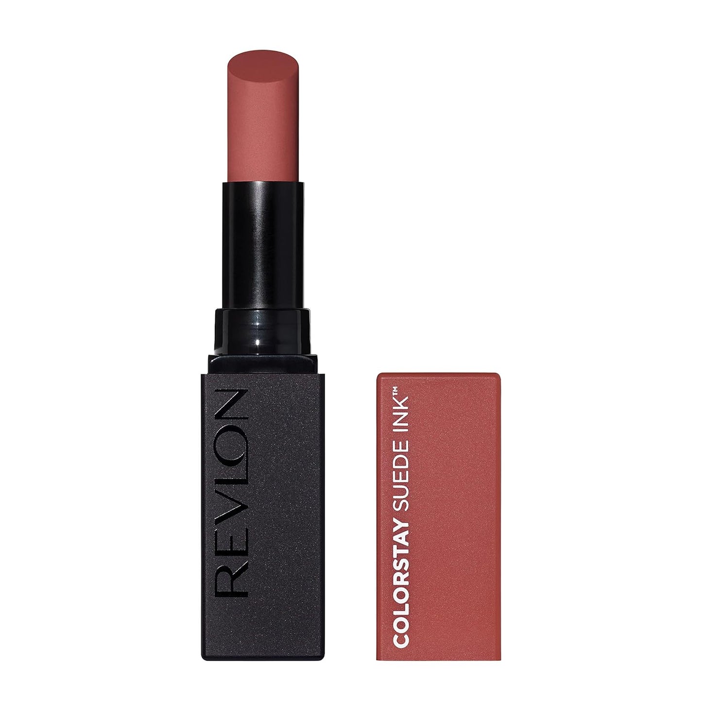 Revlon Lipstick, ColorStay Suede Ink, Built-in Primer, Infused with Vitamin E, Waterproof, Smudge-proof, Matte Color, 003 Want It All, 2.55 g