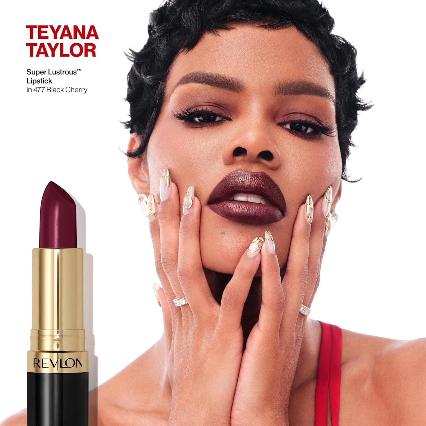 Revlon Super Lustrous Lipstick, Creamy Formula For Soft, Fuller-Looking Lips, Moisturized Feel, 806 Electric Melon, 0.15 oz