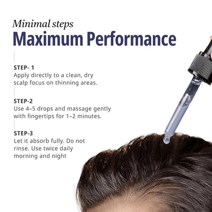 Reginald Men Athena- All in one Hair Growth Serum | Hair Fall Control & Follicle Boost with 12 Actives | Advanced Hair Growth Serum For Scalp | Controls HairFall & Boosts New Hair Growth | For Men | 30ml