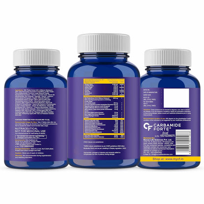 Carbamide Forte Liver Detox Supplement with Milk Thistle | 800mg Milk Thistle Extract (30:1) | Liver Detox Tablets with Added Multivitamins & Amino Acids â€“ 120 Veg Tablets