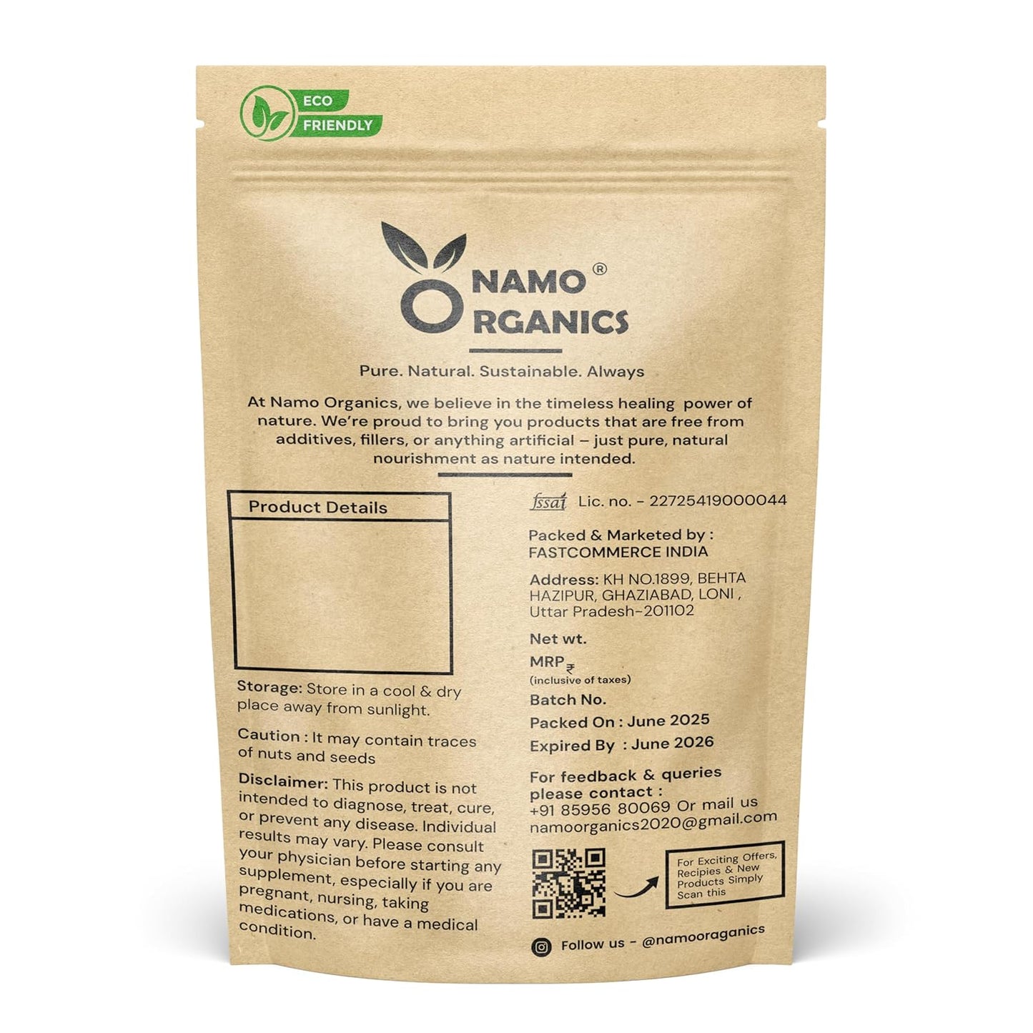 Namo Organics Gond Katira Pure - 250 Gm | Cooling Properties | 100% Natural Superfood Edible Gum