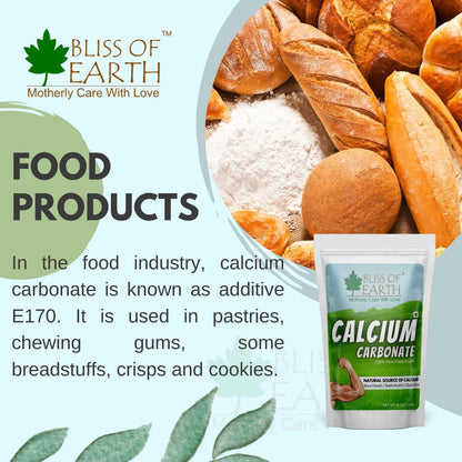 Bliss of Earth Calcium Carbonate Powder 113gm