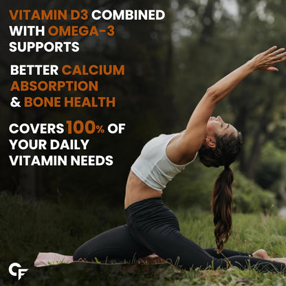 Carbamide Forte Salmon Omega 3 Fish Oil Capsules | Salmon Fish Oil Omega 3 Capsule 1000mg For Men & Women | Omega3 Fishoil Supplement For For Heart, Joints, Bones & Skin - 60 Softgels