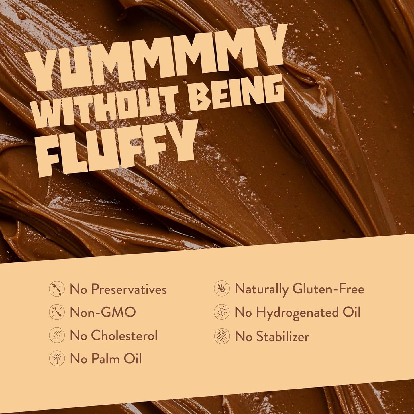 Nutrabay Foods Peanut Butter (Creamy) - Chocolate Intense, 750g | 100% Roasted Peanuts, 22g Protein, Zero Cholesterol, Vegan, Gluten Free, Non GMO