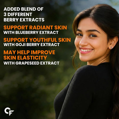 Carbamide Forte Glutathione Effervescent | Japanese Reduced L Glutathione 600mg with Vitamin C, Hyaluronic Acid, Vitamin E & Biotin - 15 Effervescent Tablets