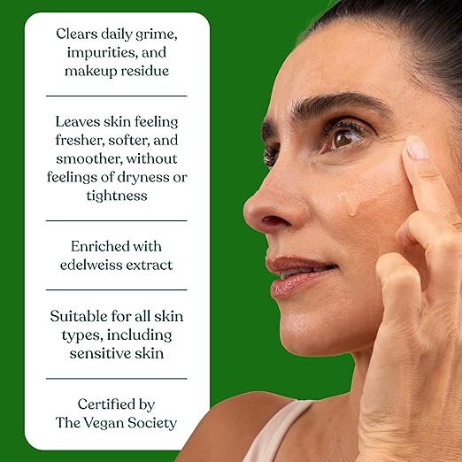 The Body Shop Edelweiss Cleansing Concentrate â€“ Facial Cleanser â€“ Gently Cleanses Tired, Dehydrated Skinâ€“ Vegan â€“ 100ml