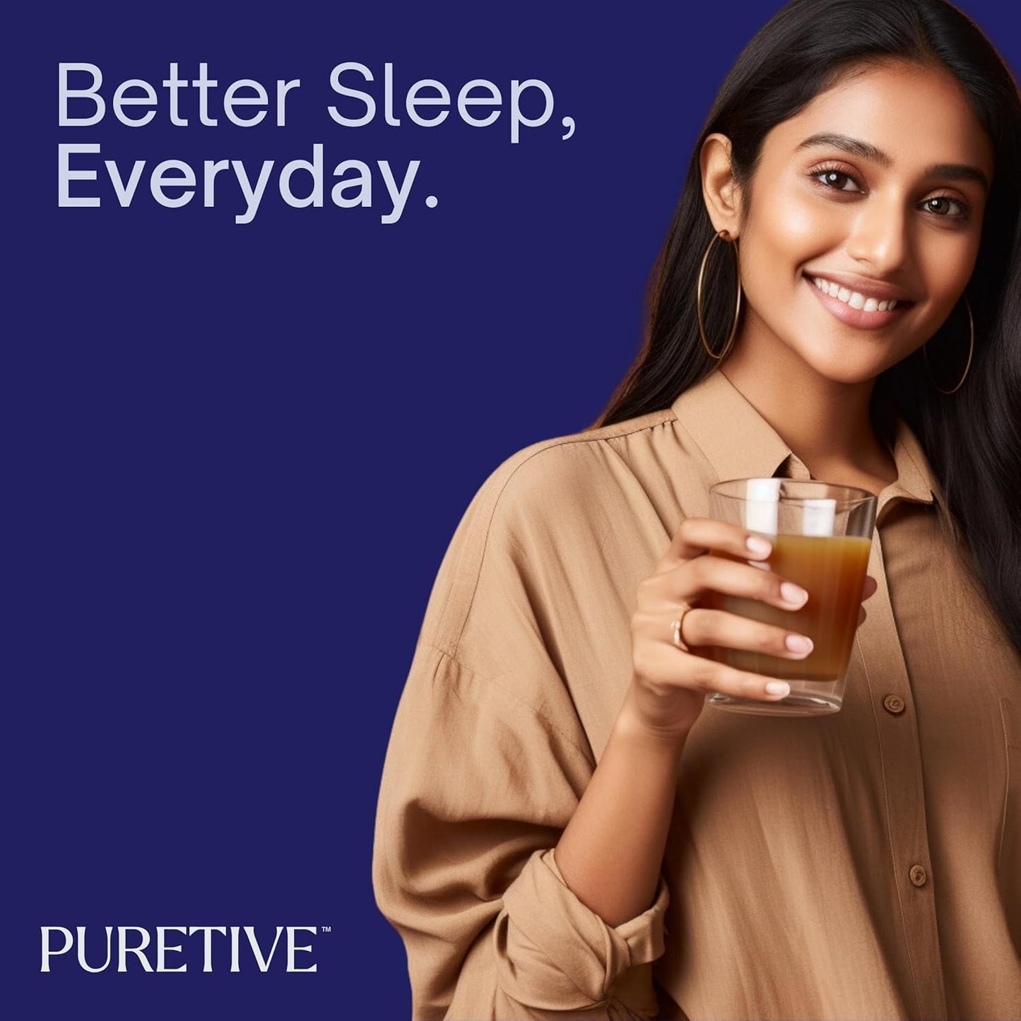 Puretive Sleep Fix Superfoods Mix | Natural Melatonin | Plant Based for Men & Women| For Deep Sleep, Stress Relief with Tagar, Ashwagandha Root, Reishi Mushroom | 100% PURE, Vegan | 100gms