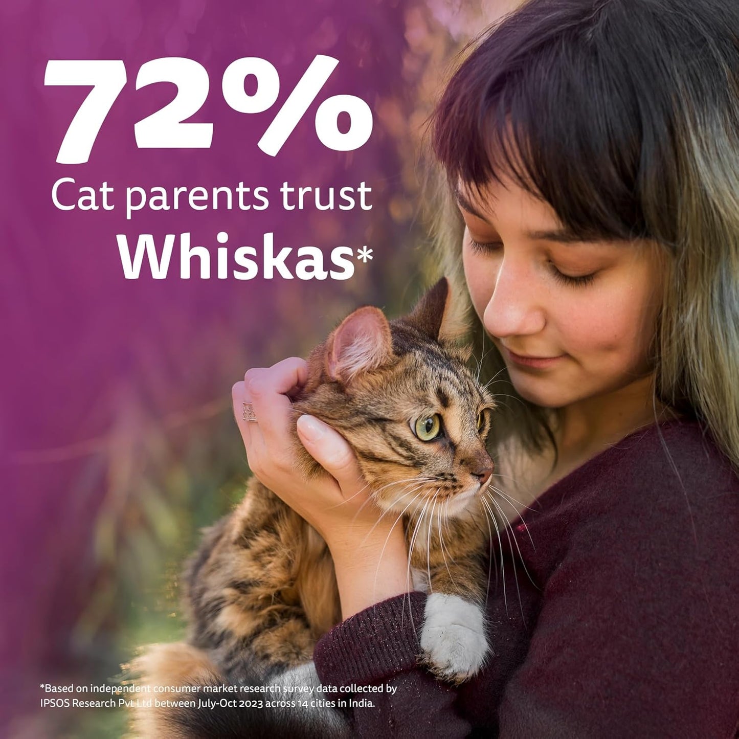 Whiskas Adult (1+ Years) Dry Cat Food, Tuna Flavour, 1.2 kg, Contains 41 Essential Nutrients, Complete & Balanced Nutrition for Adult Cats