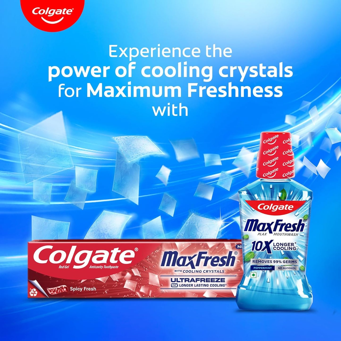 Colgate Toothpaste Maxfresh Spicy Fresh- 80 G (Red Gel)