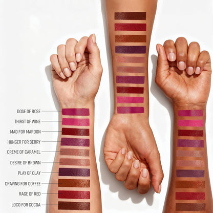 RENEE Stay With Me Matte Transferproof Liquid Lipstick- Mad for Maroon| Waterproof & Smudge-proof | Bold Pigment, Lightweight & Long-lasting | With Hyaluronic Acid & Vitamin E | 6 ml