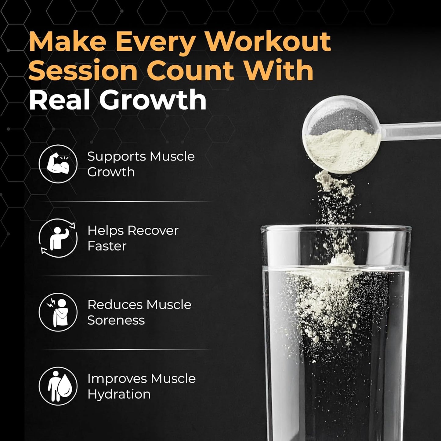 Nutrabay Gold L-Glutamine Supplement Powder 180g, Cola Flavor â€“ Post Workout Amino Acid for Muscle Growth & Recovery | 100% Authentic Supplement | No Banned Substances | Tested for Purity