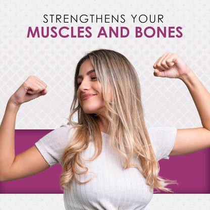 Ambrosial Calcium Magnesium Zinc & Vitamin D3| High Potency Calcium Tablets for Women & Men for Healthy Bones, Muscles & Teeth| Premium Calcium Supplements (Pack of 1-120 Softgels)