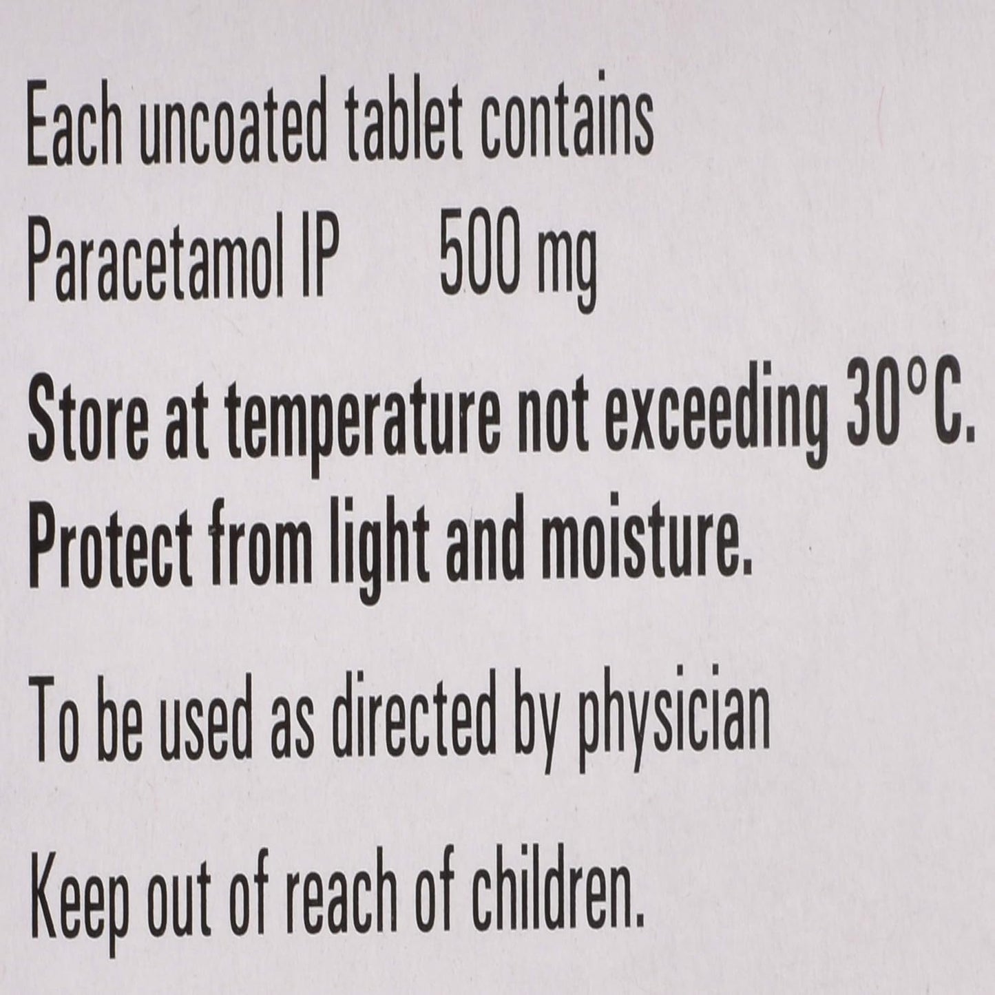 Calpol 500 - Strip of 15 Tablets