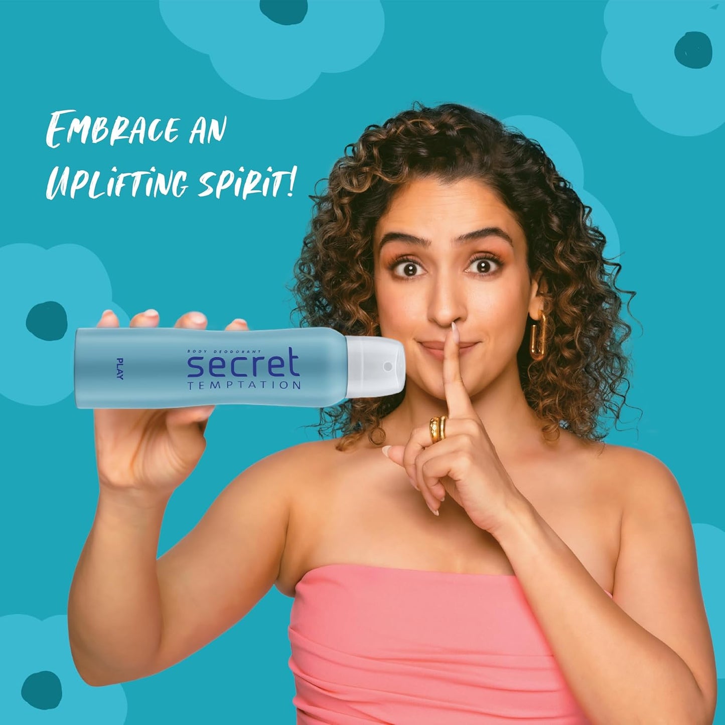 Secret Temptation Play Deodorant for Women, 150ml, Sophisticated Floral Freshness for Office Wear, Delicate Fragrance with A Winning Attitude
