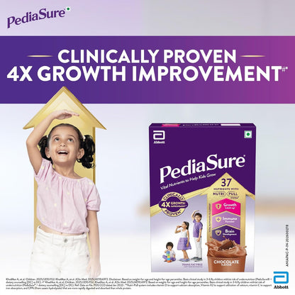 Pediasure Nutritional Drink Powder, Chocolate, Scientifically Designed Nutrition for Supporting Kids Growth 375g