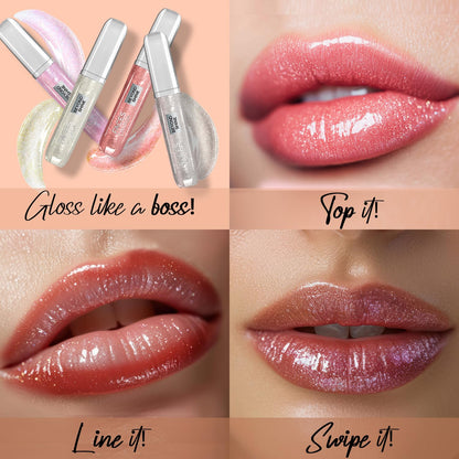 FACESCANADA Faces Canada Beyond Shine Lip Gloss - Wingwomen 05, 3Ml | Lightweight Non-Sticky Luxurious Texture For Glossy Lips | Instant Shine | Fuller, Supple & Plump Lips | 24Hr Hydration