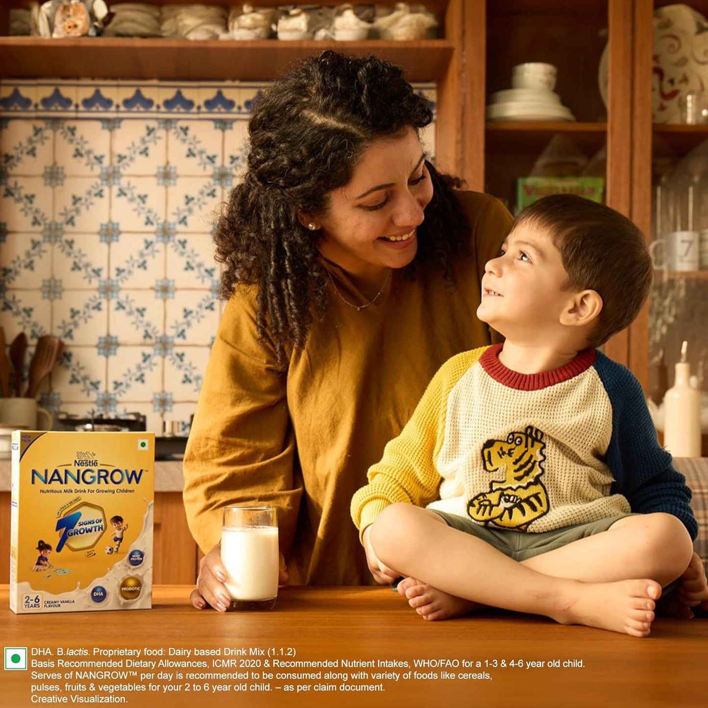 Nangrow | 800g Value Pack | Nutritious Milk Powder Drink For Growing Toddler Aged 2-6 Years | Zero Sucrose | Contains Dha | Rich In Protein & Vital Nutrients | Creamy Vanilla Flavor