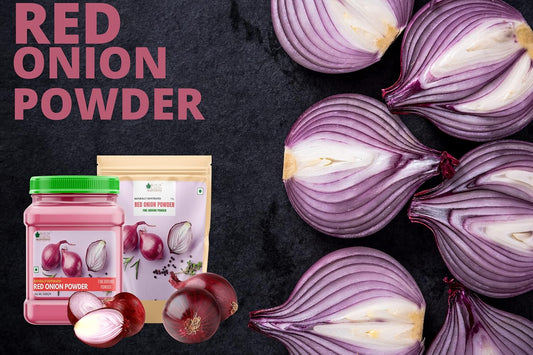 Bliss Of Earth 500Gm Natural Red Onion Powder, Dehydrated, Good For Cooking & Hair Growth