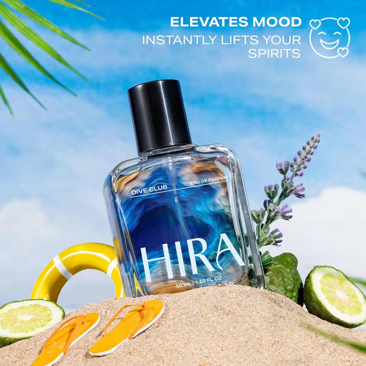 HIRA Dive Club Perfume for Men 50ml | 12 Hours Long Lasting Eau De Parfum Premium Luxury Smell | Best Men Perfume with Woody, Musky & Spicy Scent | Bold Night-Out & Date Night Fragrance | Gifts for Men, boyfriend