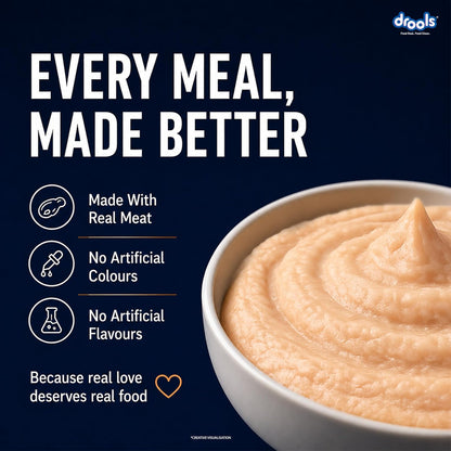 Drools Adult Cat Wet Mousse 80g Pack of 5, 400g | Salmon Flavour | Rich in Protein | Promotes Hydration & Easy to Digest | No Artificial Flavours | Packed with Essential Vitamins & Antioxidants