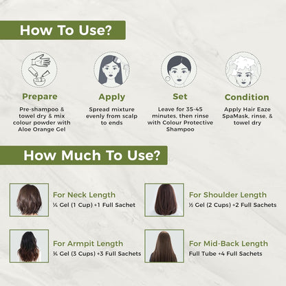 INDUS VALLEY Damage Free Natural Gel Hair Colour for Women Ammonia & PPD Free Organic Hair Colour with 100% Grey Coverage, Long Lasting Conditioning Hair Color Dark Brown 3.00-220 ml