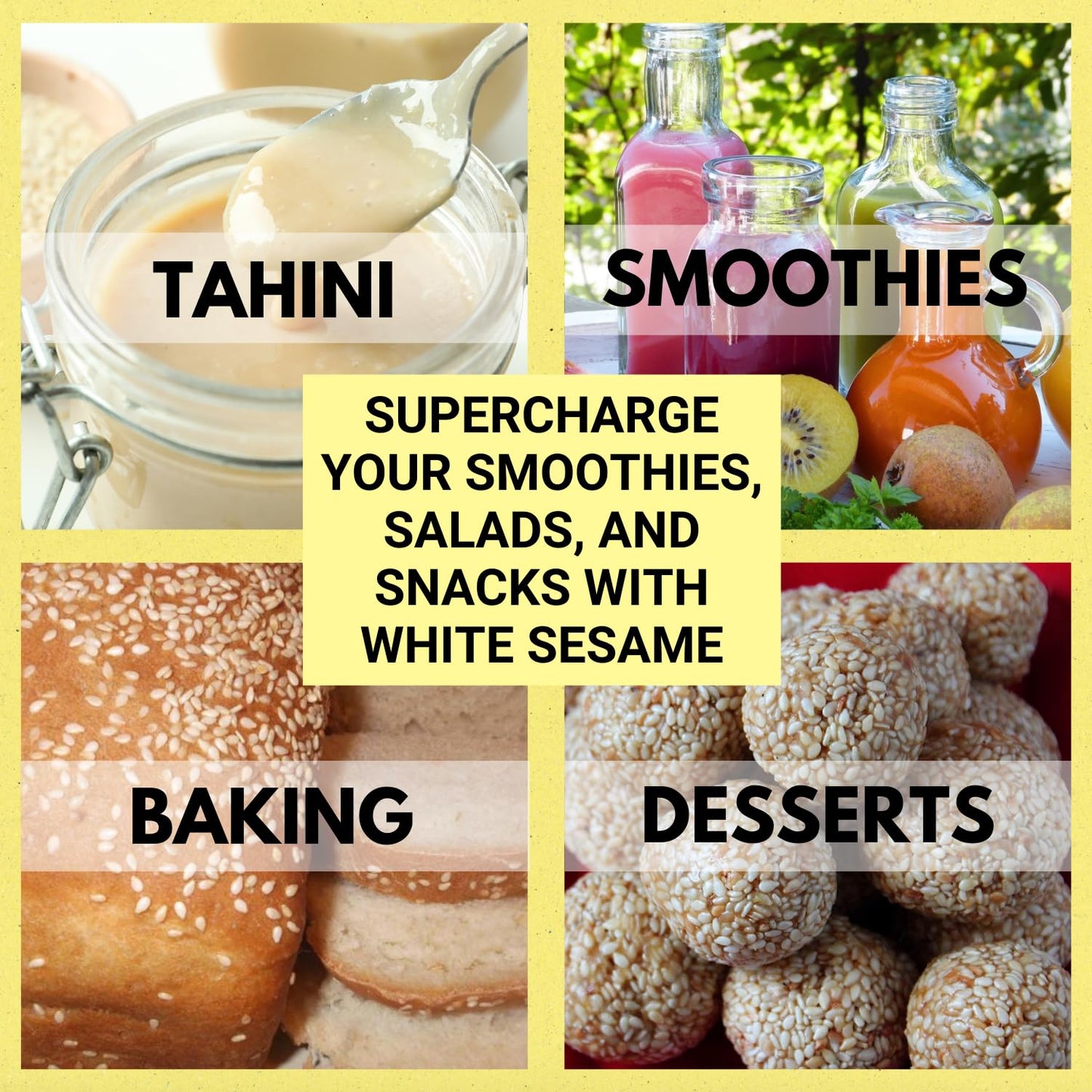 Bliss of Earth Organic Sesame Seeds 200 gm White For Eating, Raw Til Seeds