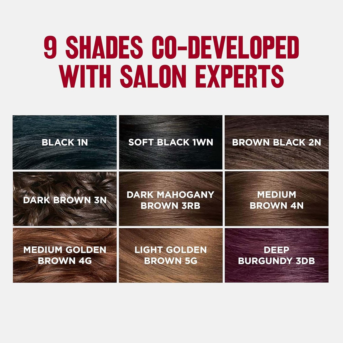 Revlon Color Silk Hair Color (3D Color Gel Technology) with Keratin, Dark Brown 3N (40 ML+40 ML +11.8 ML)