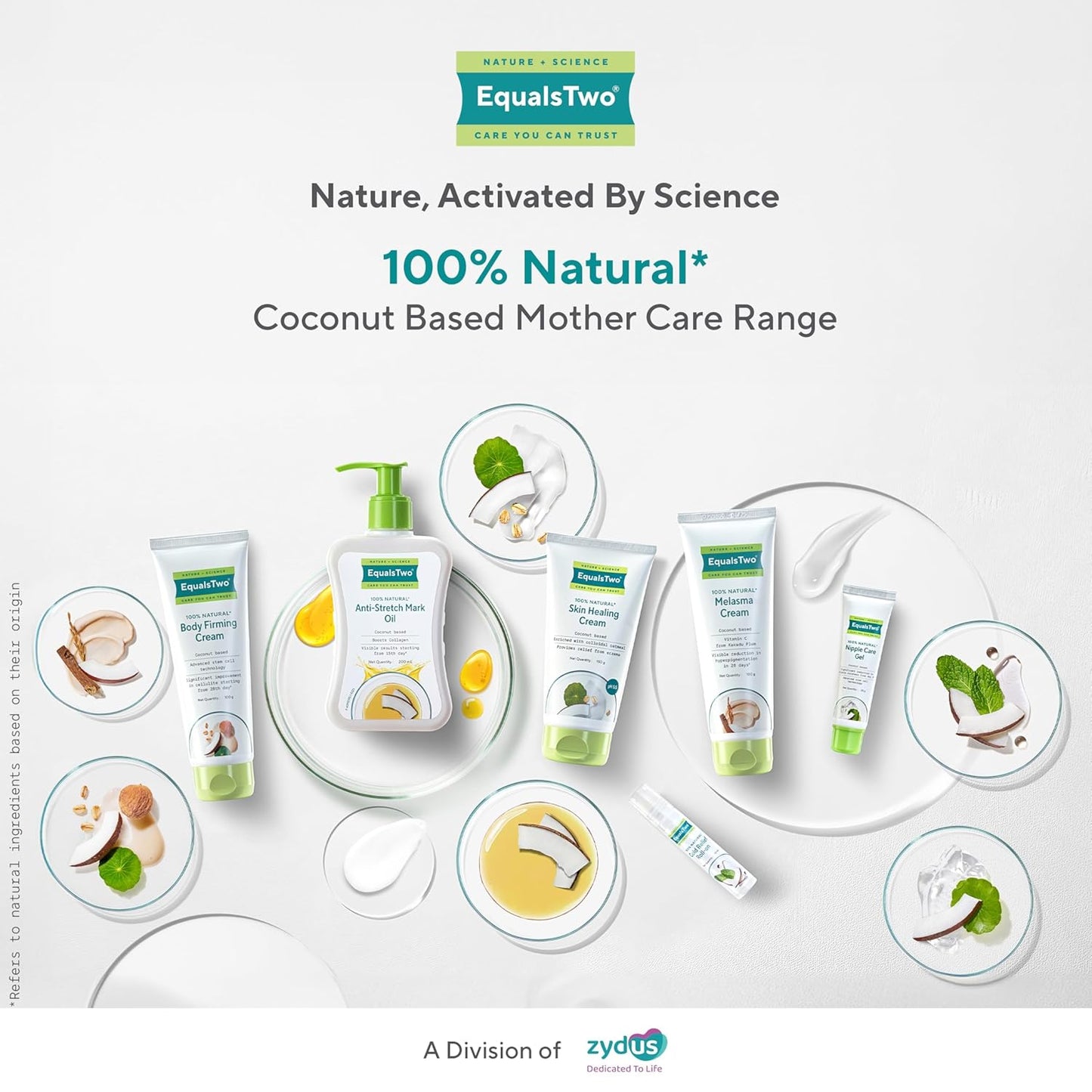 EQUALSTWO by Zydus Skin Healing Cream for Baby & Mom – 150gm | Eczema Relief, Rash & Dry Itchy Skin | pH 5.5 | Dermatologist-Tested | Gentle Moisturizer for Sensitive, Red, Irritated Skin, (Pack 1)
