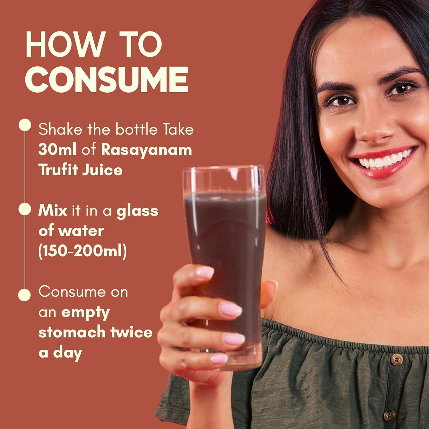 Rasayanam TruFit Juice 750 ml | 17 Herbs for Weight Management & Digestion | Kwath Method | No Sugar | Garcinia, Green Tea, Amla & Moringa | 100% Natural & Safe