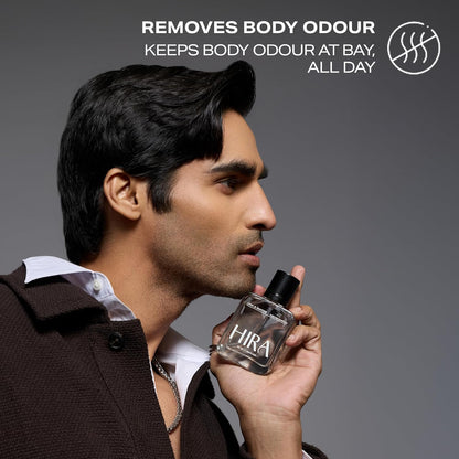 HIRA Oak and Smoke Perfume for Men 50ml | 12 Hours Long Lasting Eau De Parfum Premium Luxury Smell | Best Men Perfume with Earthy, Fresh & Citrus Scent | Bold Night-Out & Date Night Fragrance | Gifts for Men, boyfriend