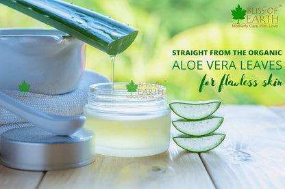 Bliss of Earth Aloe Vera Gel Pure Crystal Clear | Best For Face, Body & Hair | Effective Cooling, Soothing & Hydrating | Colour and Fragrance free Alcohol and Paraben Free | 1 KG