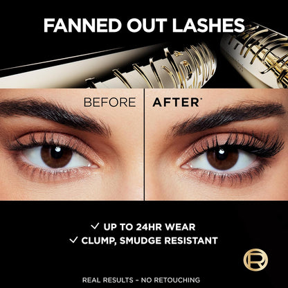 Lâ€™Oreal Paris Voluminous Panorama Waterproof Mascara Volumizing, Clump Free, Smudge free, Long-lasting, Black, 9.9ml