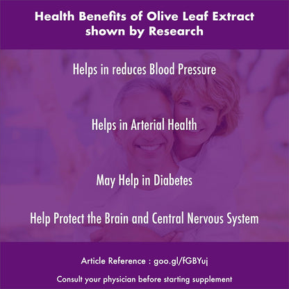 HealthyHey Nutrition Olive Leaf Extract | Super Strength: 10% Oleuropein -120 Vegetarian Capsules