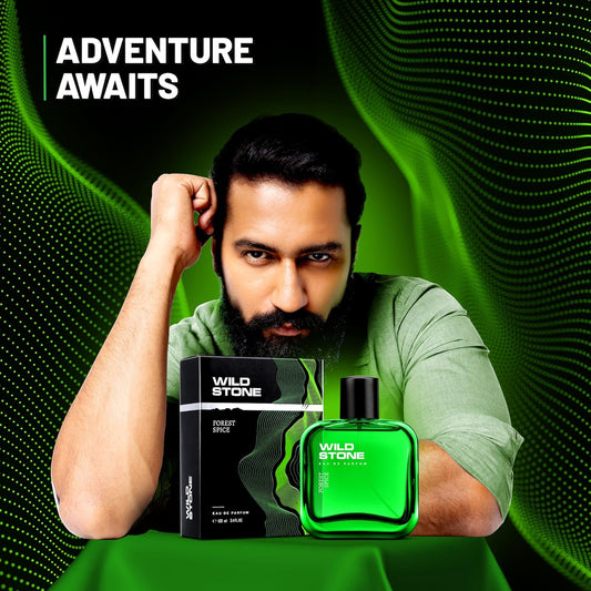 Wild Stone Forest Spice Perfume for Men, 30ml| Eau De Parfum|Premium Luxury Long Lasting Fragrance Spray for Men