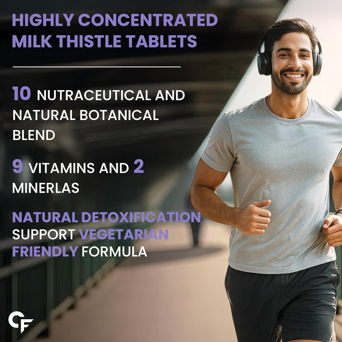 Carbamide Forte Liver Detox Supplement with Milk Thistle | 800mg Milk Thistle Extract (30:1) | Liver Detox Tablets with Added Multivitamins & Amino Acids â€“ 120 Veg Tablets