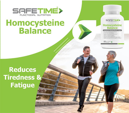 HOMOCYSTEINE BALANCE Betaine (TMG - Trimethylglycine), Bioactive Methylated B-Vitamins B6, B9, B12 with B2 (60 Veg. Capsules) (Pack of 1)