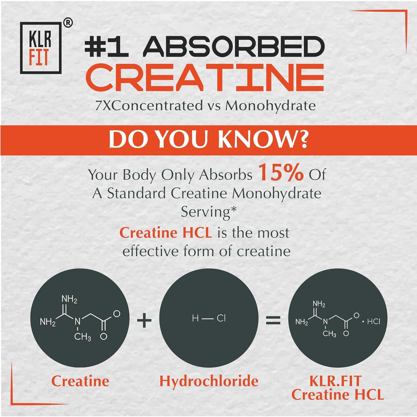 Creatine HCL|Scientifically Formulated & Pharmaceutical Grade for Muscle Growth|Improves Exercise Performance & Reduces Fatigue|2g Per Serving|200 GM,Powder,100 Servings