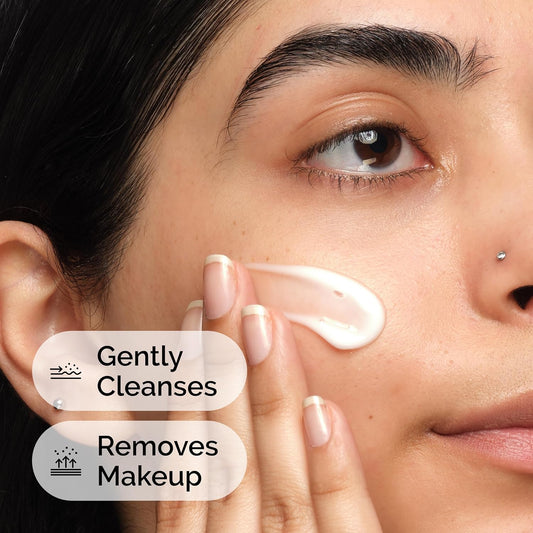 The Ordinary Squalane Cleanser, Hydrating Makeup Remover and Face Wash, Supports Moisture Barrier, Travel Size, 50ml