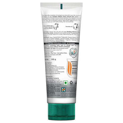 Himalaya Pollution Detox Charcoal Face Scrub | 100g