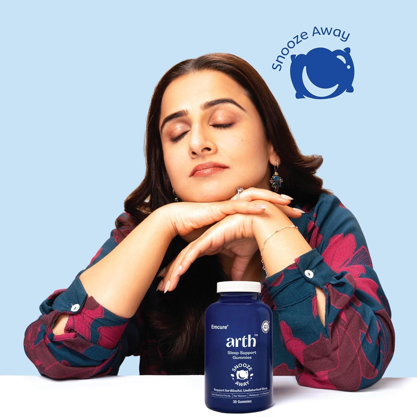 Arth Sleep Support Gummies|Promotes deep relaxation, Improves sleep quality, Helps with Insomnia|Melatonin 5mg, L-Theanine | Emcure Pharmaceuticals Ltd. | 30 Gummies