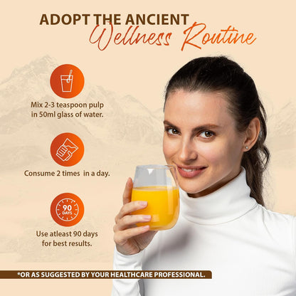 Fytika Sea Buckthorn Juice - 300 ML (PACK OF 1) | Pulp Concentrate Made for Your Total Body Care & Wellness | Rich in Vitamin C, Omega 3, 6, 7, 9 & Antioxidants | For Men & Women