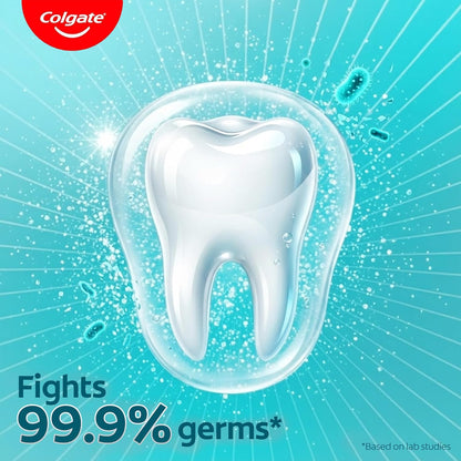 Colgate Active Salt Toothpaste, Daily Germ Protection, Pack Of 100G, Oral Care, Colgate Toothpaste With Salt And Mint, Healthy Gums & Teeth, Toothpaste That Fights Germs & Eliminates Bad Breath