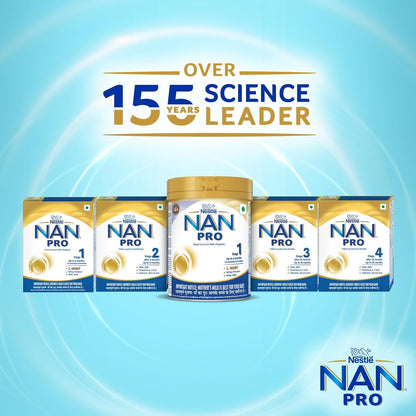 NestlÃ© NAN PRO 3 Follow-Up Formula-Powder After 12 months, Up to 18 months, Stage 3, 1.2 Kg, 3 x 400g Pouch in Box