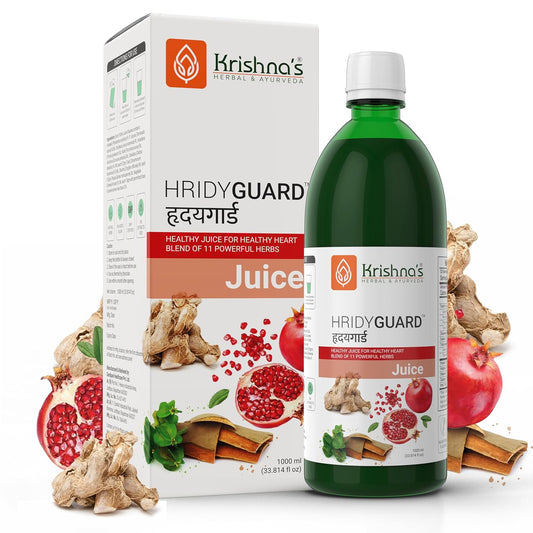 Krishna's Hridyguard Juice â€“ Enriched With 11 herbs - Herbal Extract Drink for Daily Wellness - 1000 ml