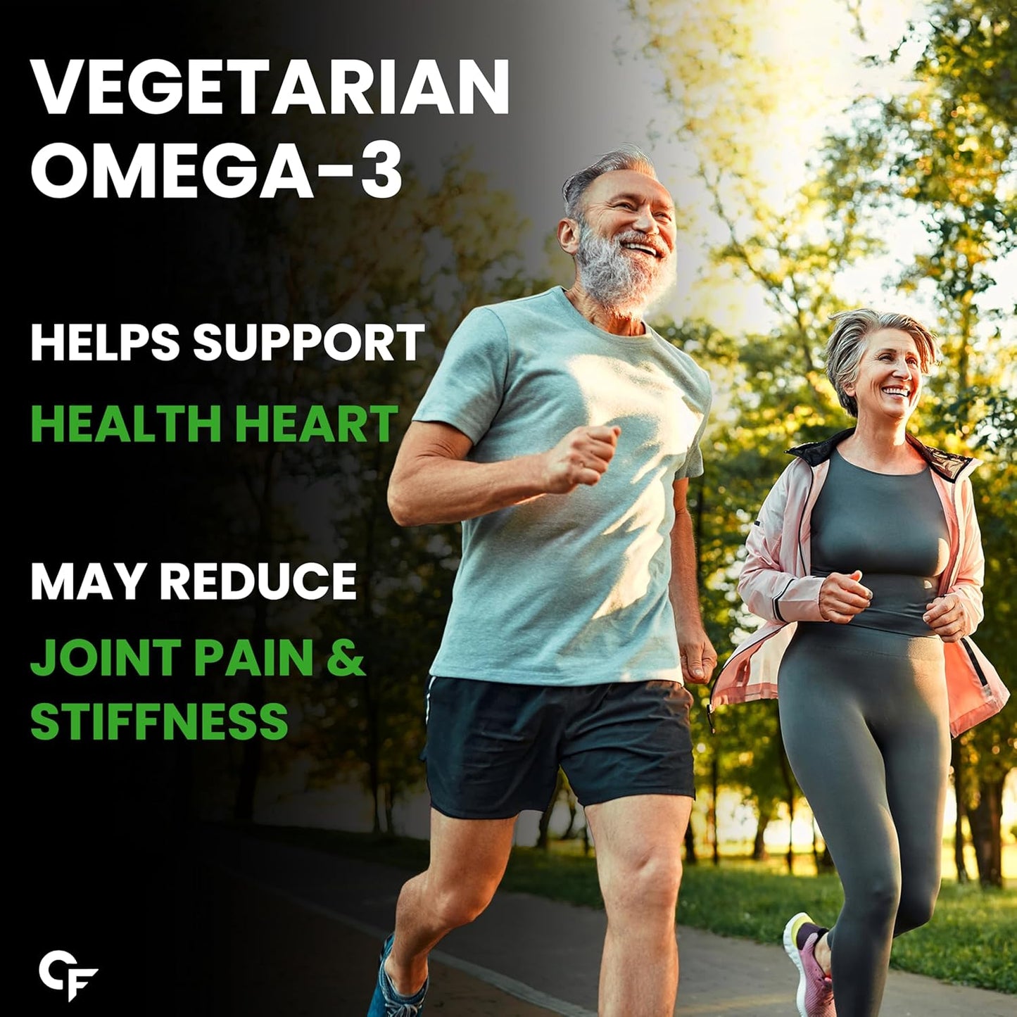 Carbamide Forte Veg Omega3 1000mg | Veg DHA | Vegetarian Omega 3 | Algal DHA | Plant Based | No Fish oil Used Capsules for Men & Women- 60 Veg Capsules