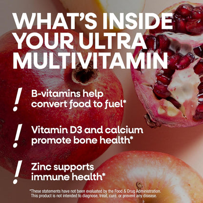 Nature's Way Alive! Ultra Multivitamin for Women, Complete Daily Women's Vitamins, High Potency Formula, Promotes Energy Metabolism and Muscle Function*, Vitamin A, C, D, Methylated B12, 150 Tablets