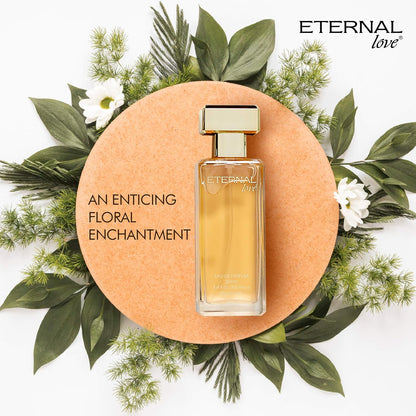 Eternal Love - Eau De Parfum for Women | Long-Lasting | Fresh & Enchanting Signature | Travel-Friendly Grooming Essential | Peach, Mandarin, & Amber Fragrance | All-Day Freshness | 100ml