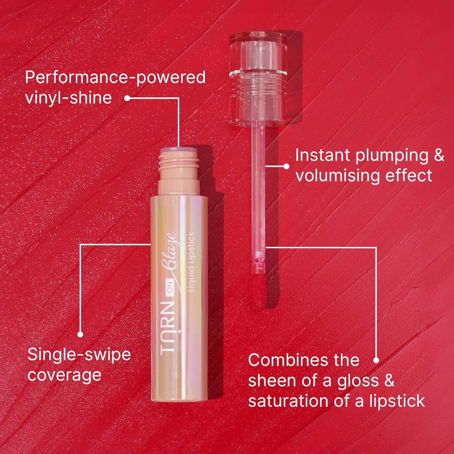 Swiss Beauty Select Turn on Glaze Liquid Lipstick| Vinyl- Like-Shine | Infused with Vitamin E and Argon Oil | Shade- Turn on Pink, 3ml |